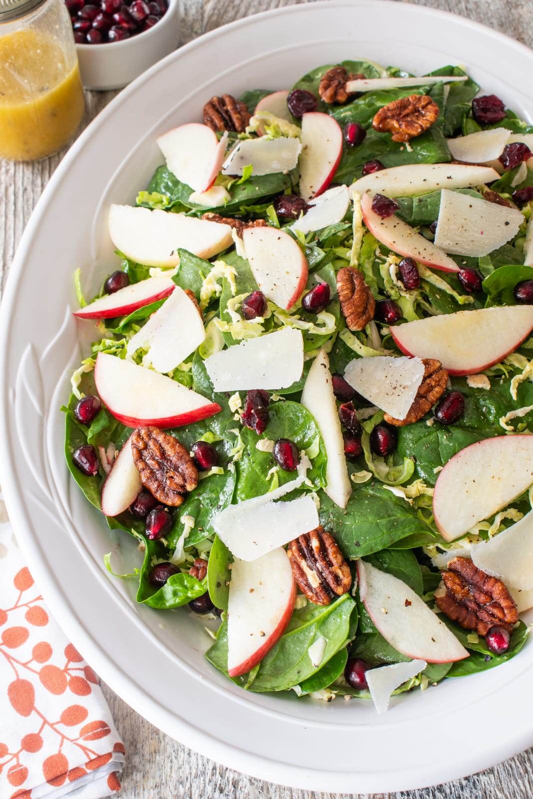 Loaded Spinach Salad with Lemon Vinaigrette