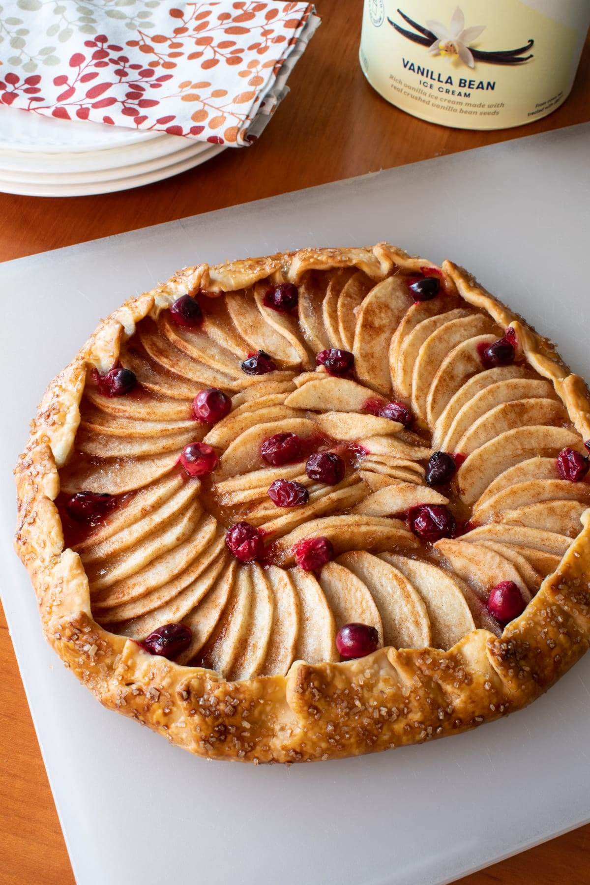 Apple-Cranberry Galette