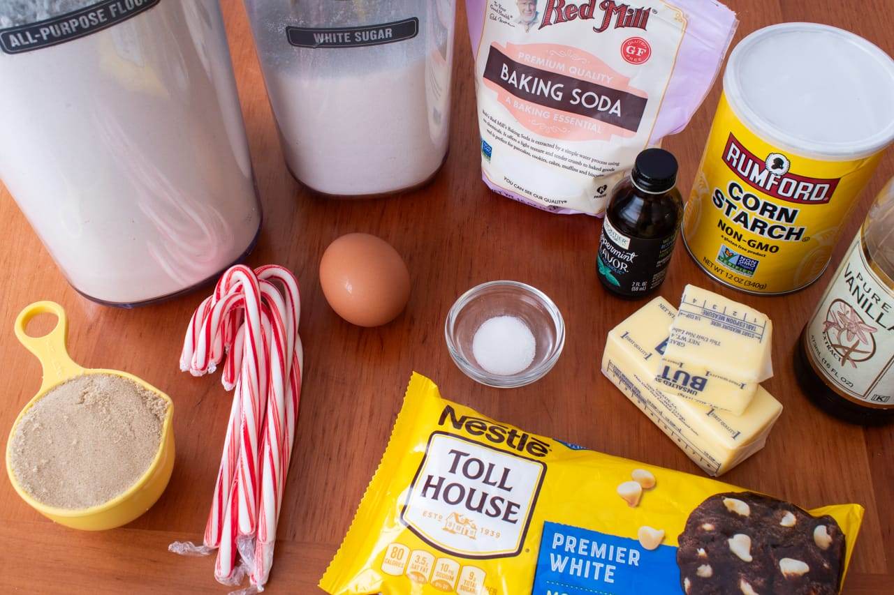 Peppermint White Chocolate Cookies