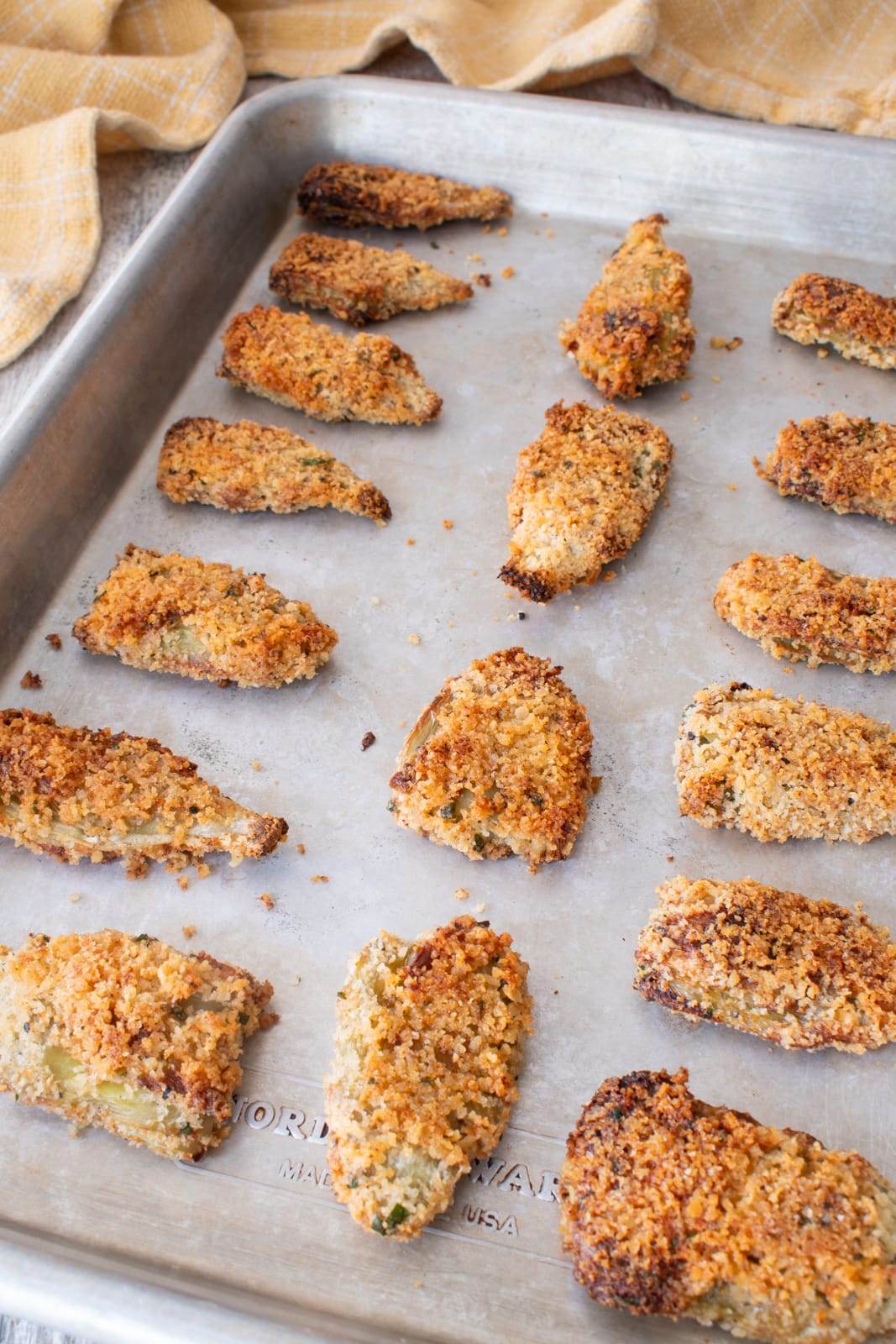 Baked Parmesan Artichoke Hearts