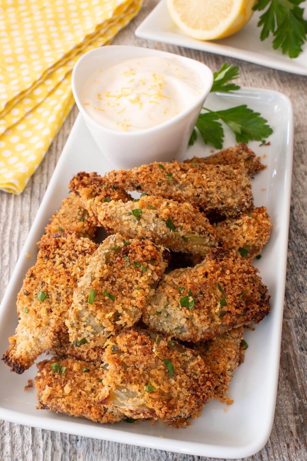 Baked Parmesan Artichoke Hearts