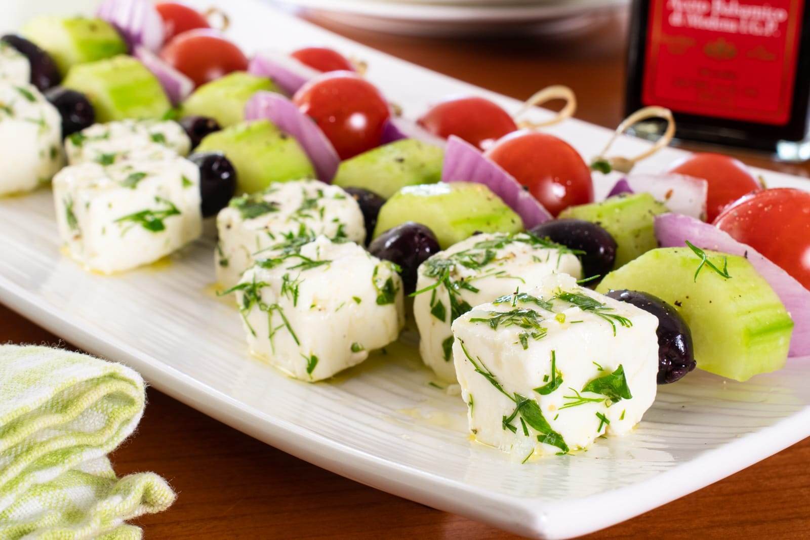 Greek Salad Skewers