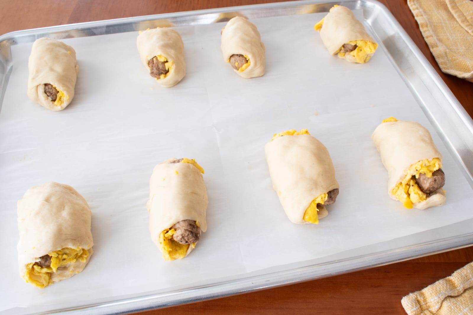 Sausage and Egg Roll Ups