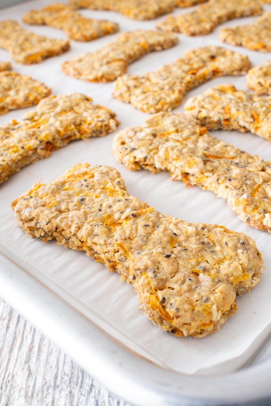 Oat Carrot Cake Dog Treats