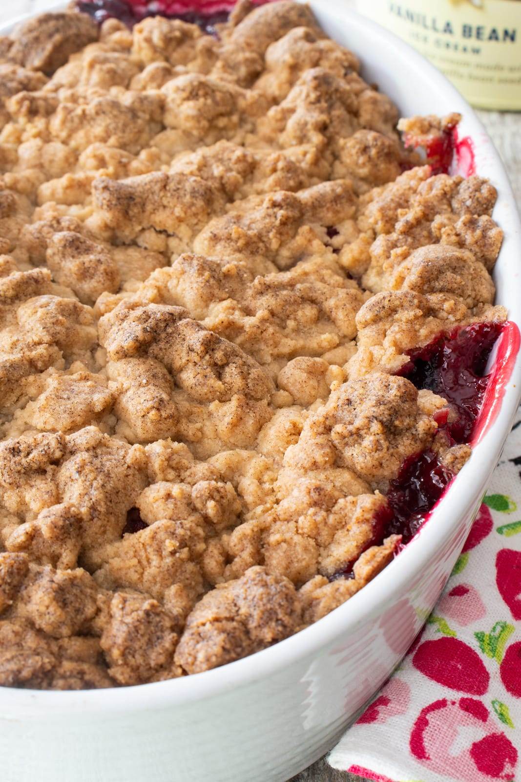 Triple Berry Sugar Cookie Cobbler