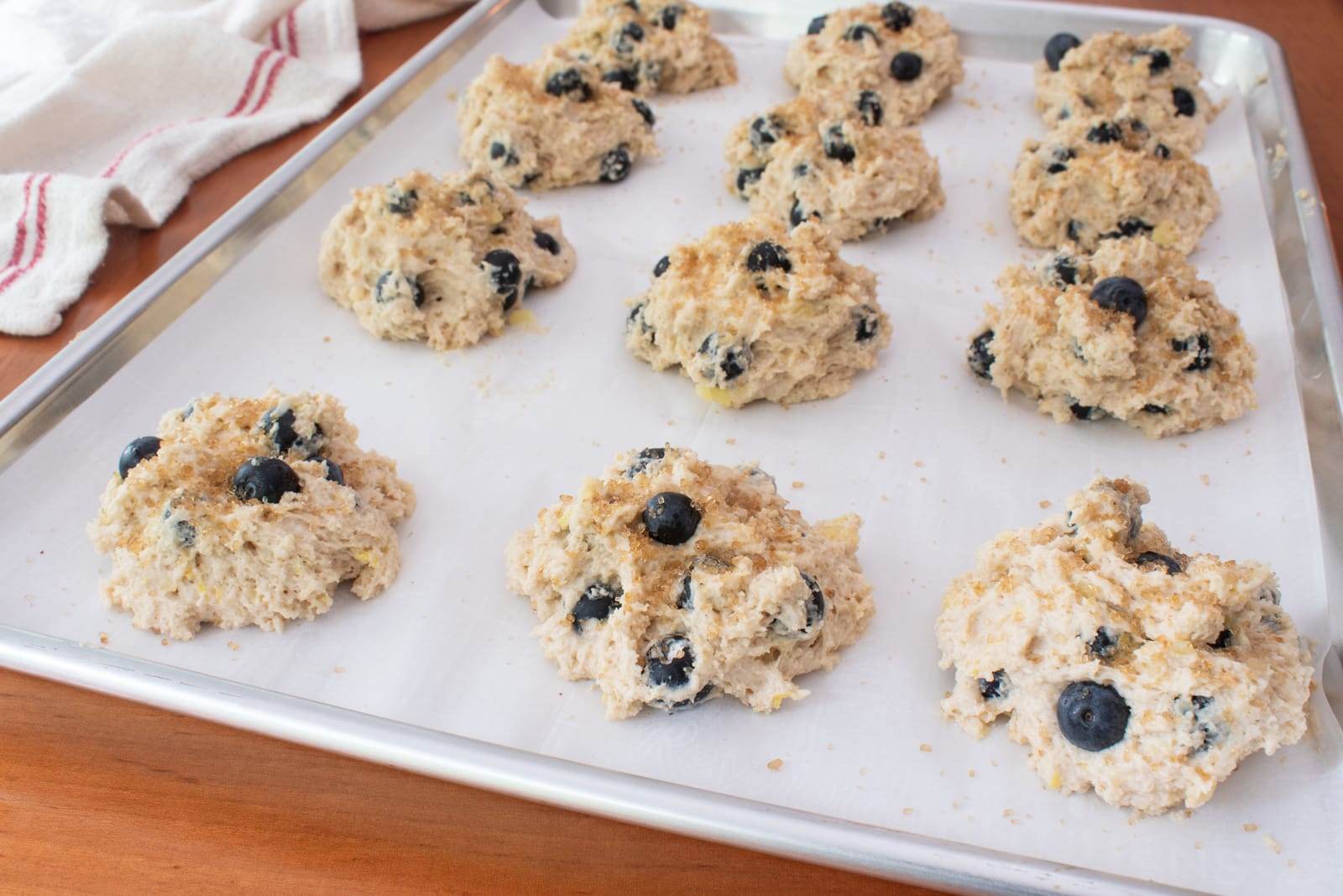 Blueberry Drop Biscuits