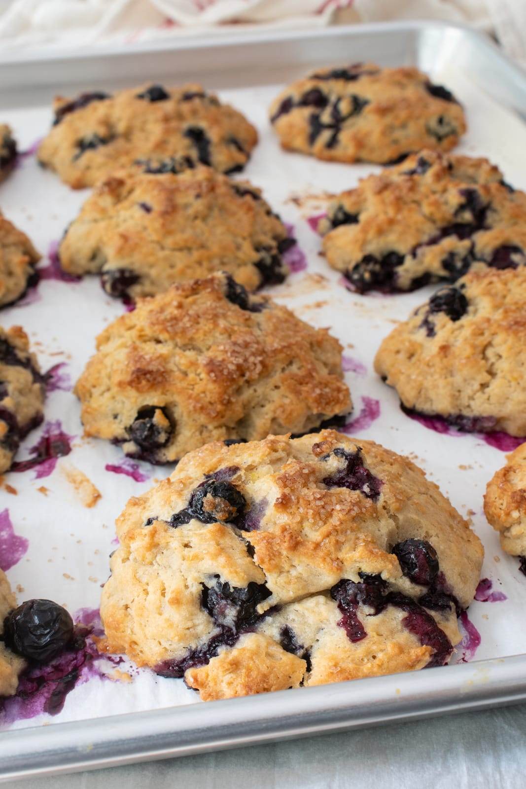 Blueberry Drop Biscuits