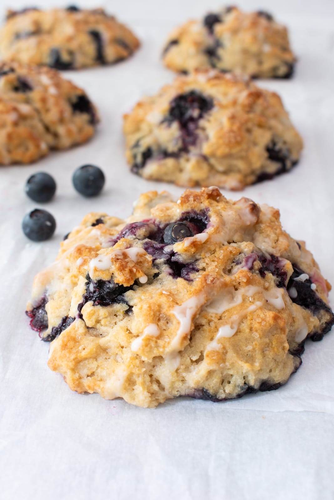 Blueberry Drop Biscuits