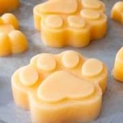 Frozen Cantaloupe Dog Treats