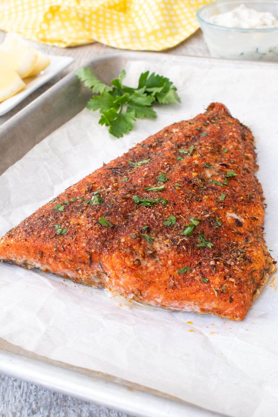 Baked Cajun Salmon