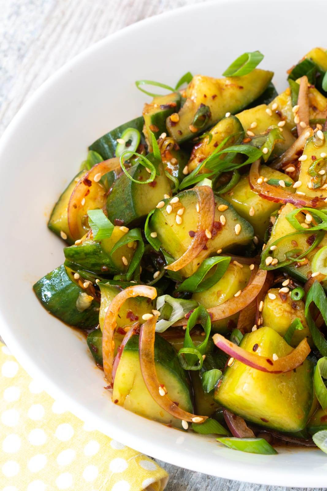 Spicy Asian Cucumber Salad