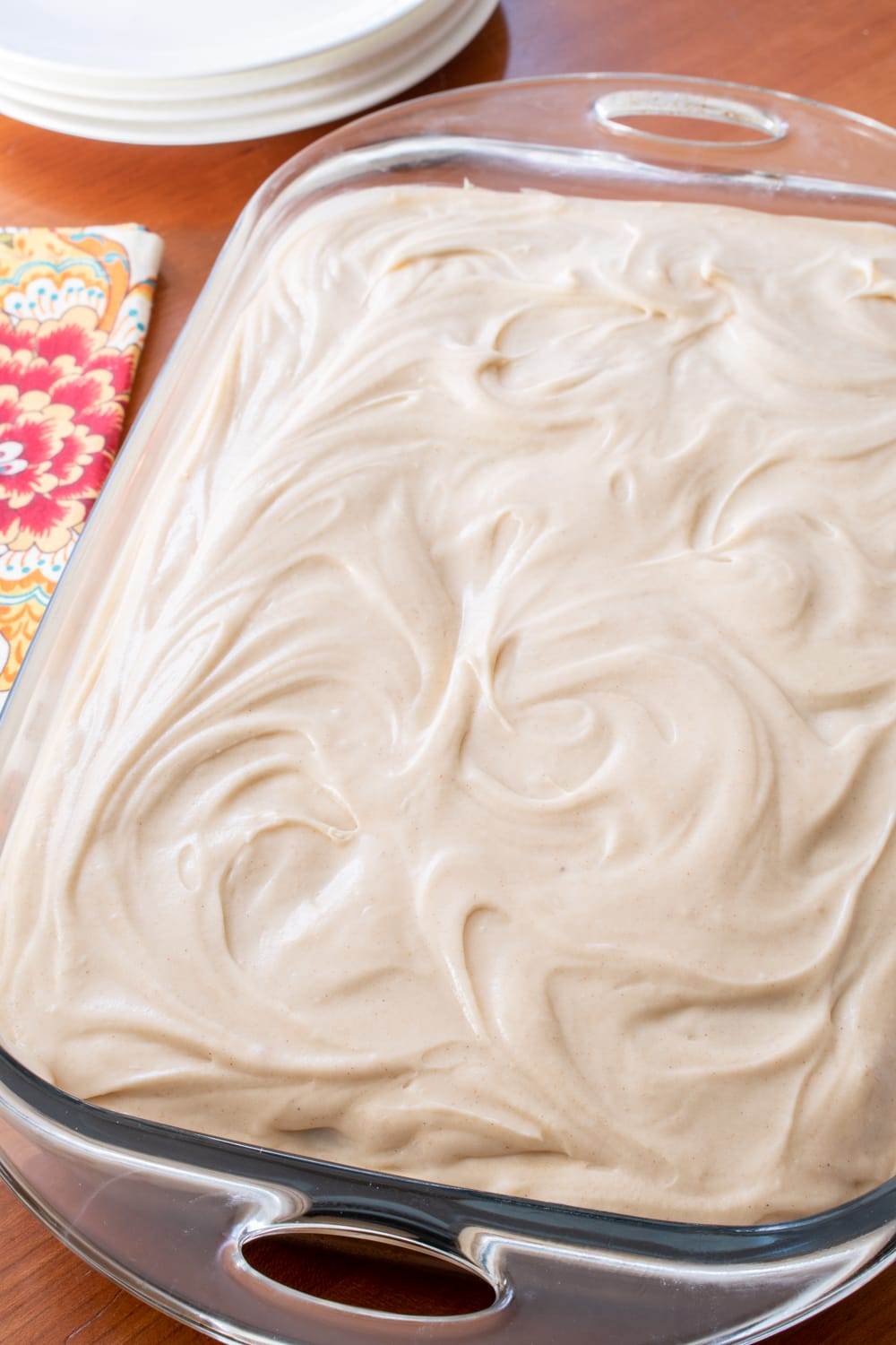 Spiced Pumpkin Cake with Maple Cream Cheese Frosting