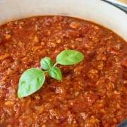 Homemade Meat Sauce