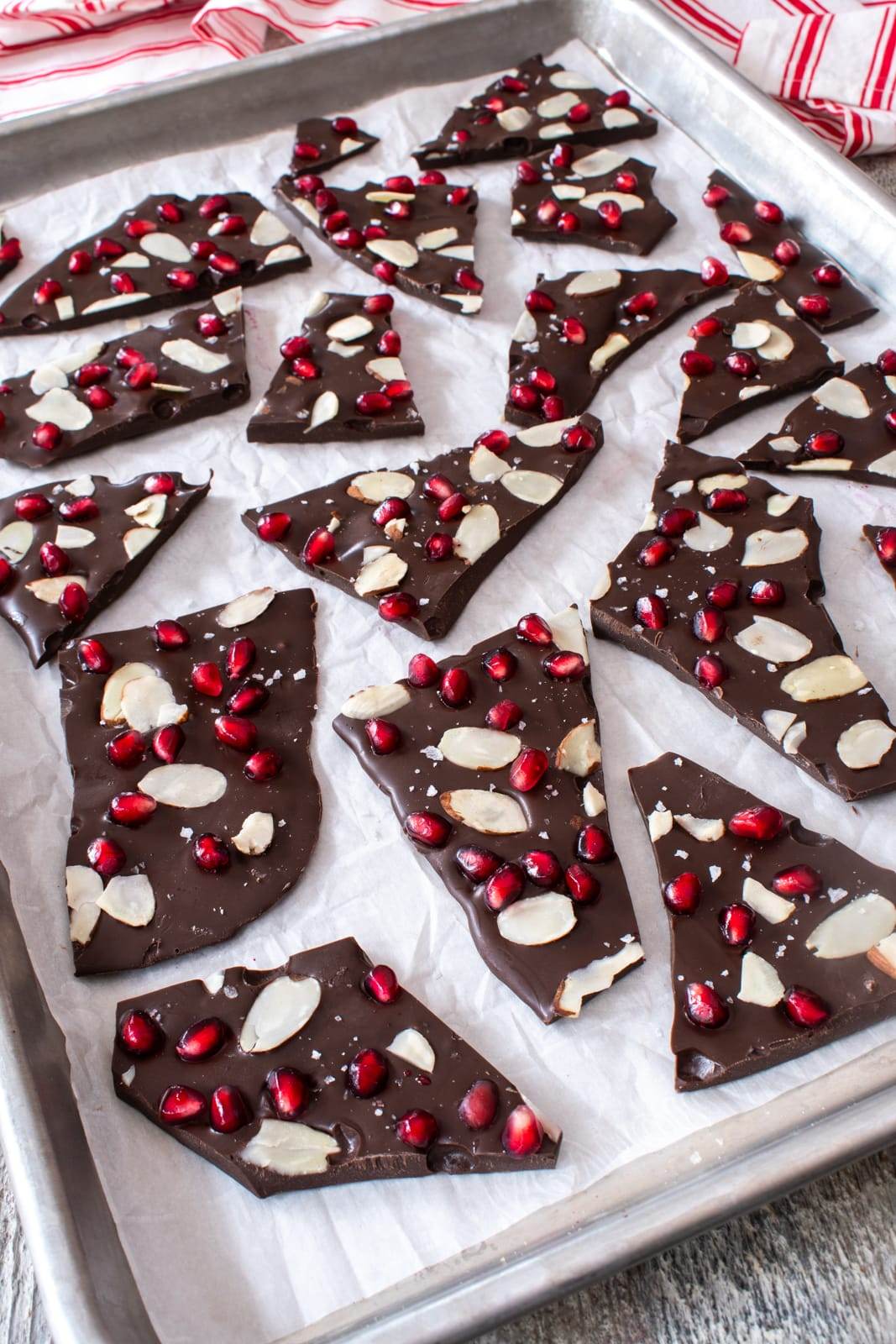 Chocolate Pomegranate Bark