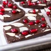 Chocolate Pomegranate Bark