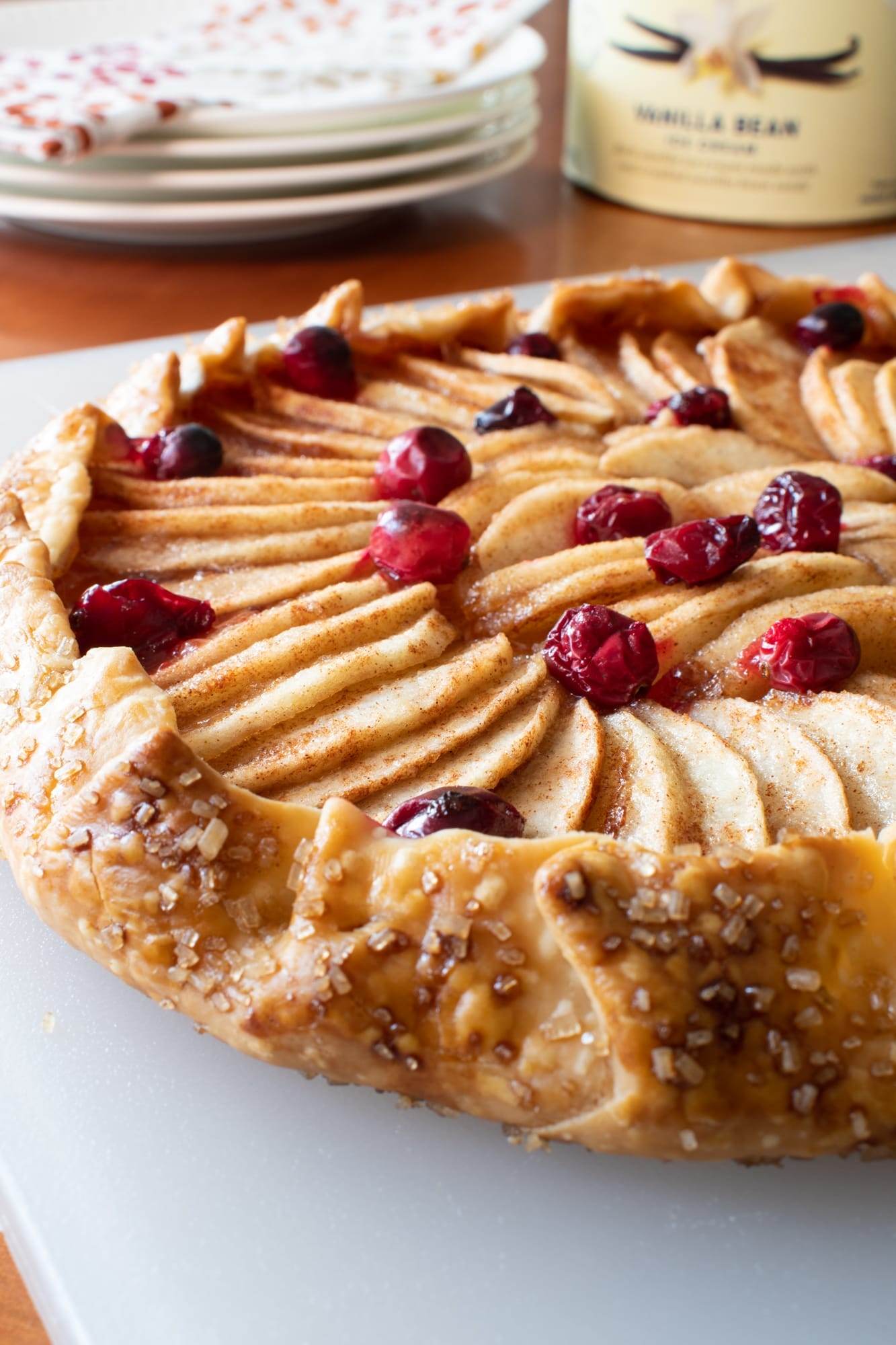 Apple-Cranberry Galette