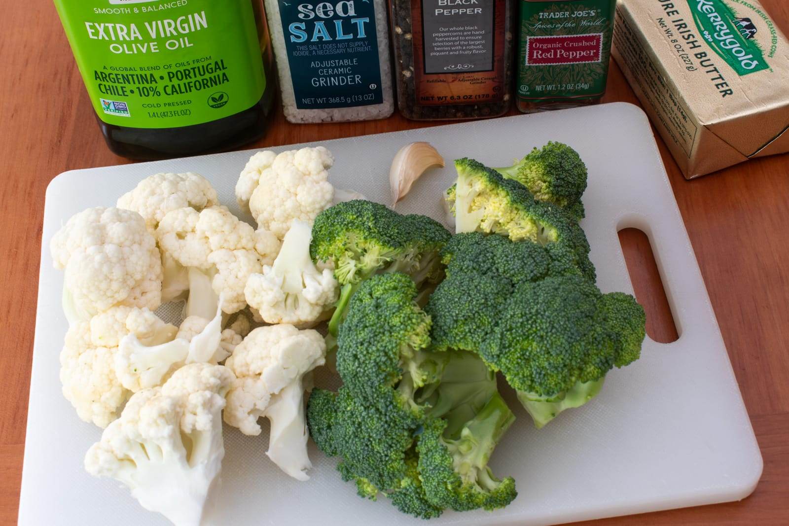 Roasted Broccoli and Cauliflower 