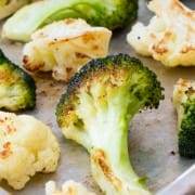 Roasted Broccoli and Cauliflower