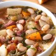 Corsica Bean Soup with Greens