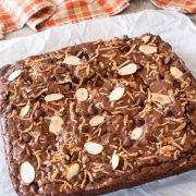 Coconut Almond Brownies