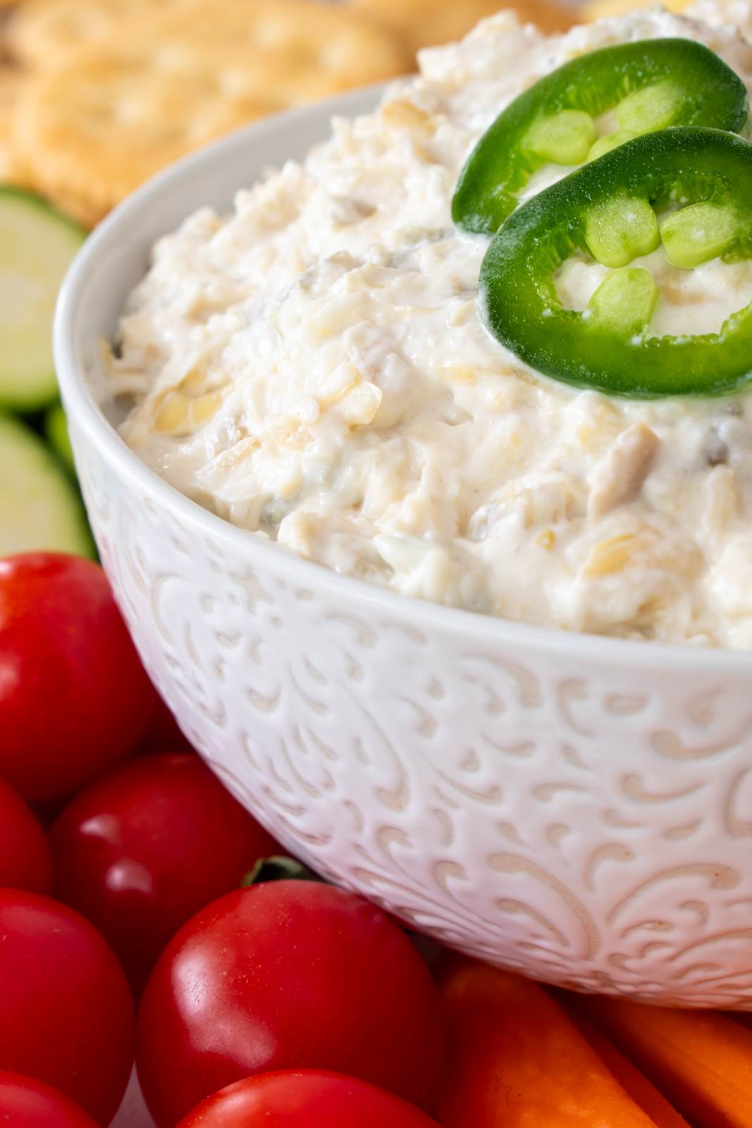 Artichoke, Jalapeno, and Parmesan Dip