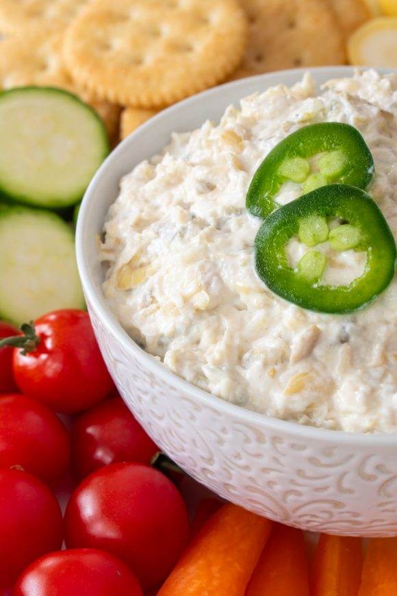 Artichoke, Jalapeno, and Parmesan Dip