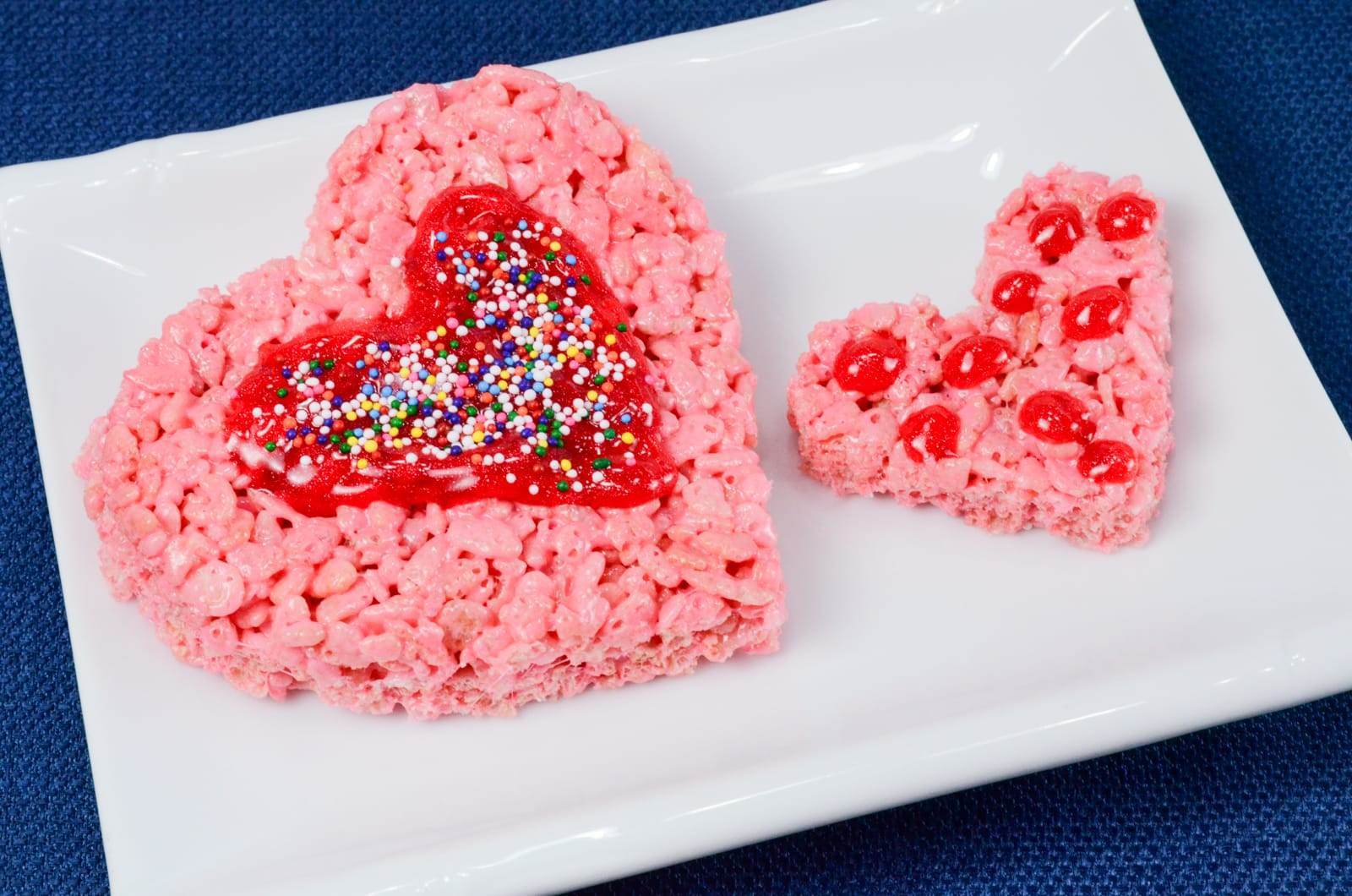 Valentine's Day Rice Krispie Treats